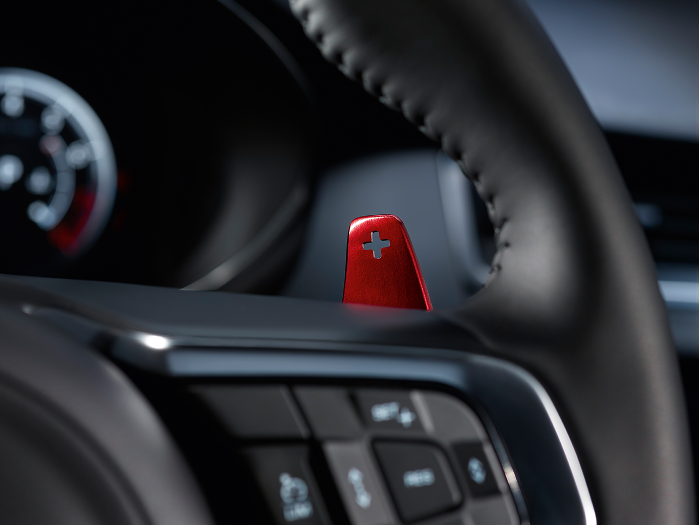 Jaguar Red Aluminium Gearshift Paddles, Automatic only