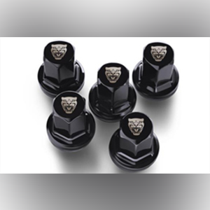 Jaguar Jaguar Logo Black Wheel Nuts